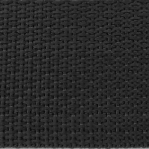 1-1/2"  Polypropylene Webbing, Black (Sold per Yard)