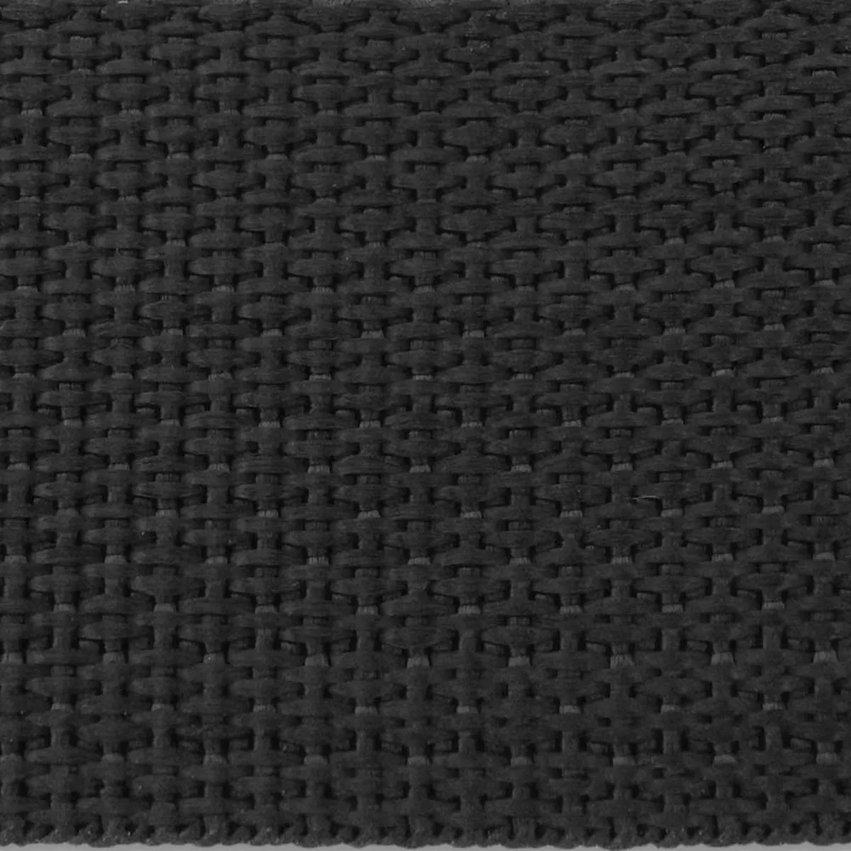 1-1/2"  Polypropylene Webbing, Black (Sold per Yard)