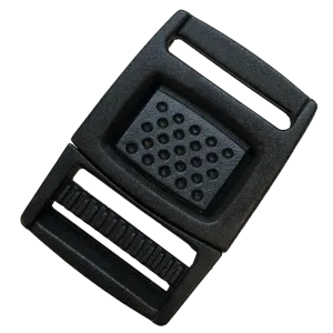 1 inch (25mm)  Center Release Buckles, Black (Sold per Each)