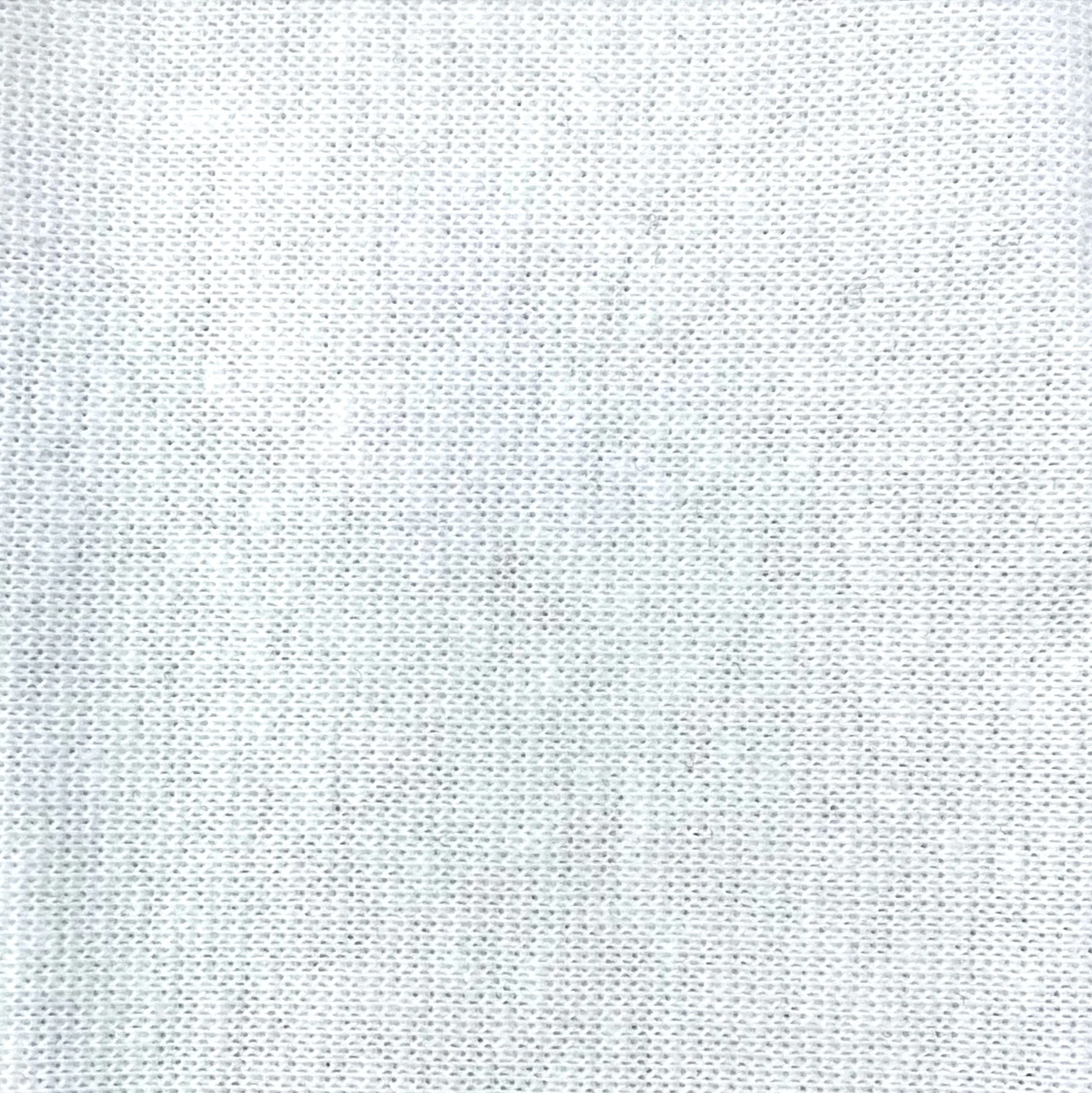 1x1 Cotton Spandex Ribbing - White (Sold per Inch)