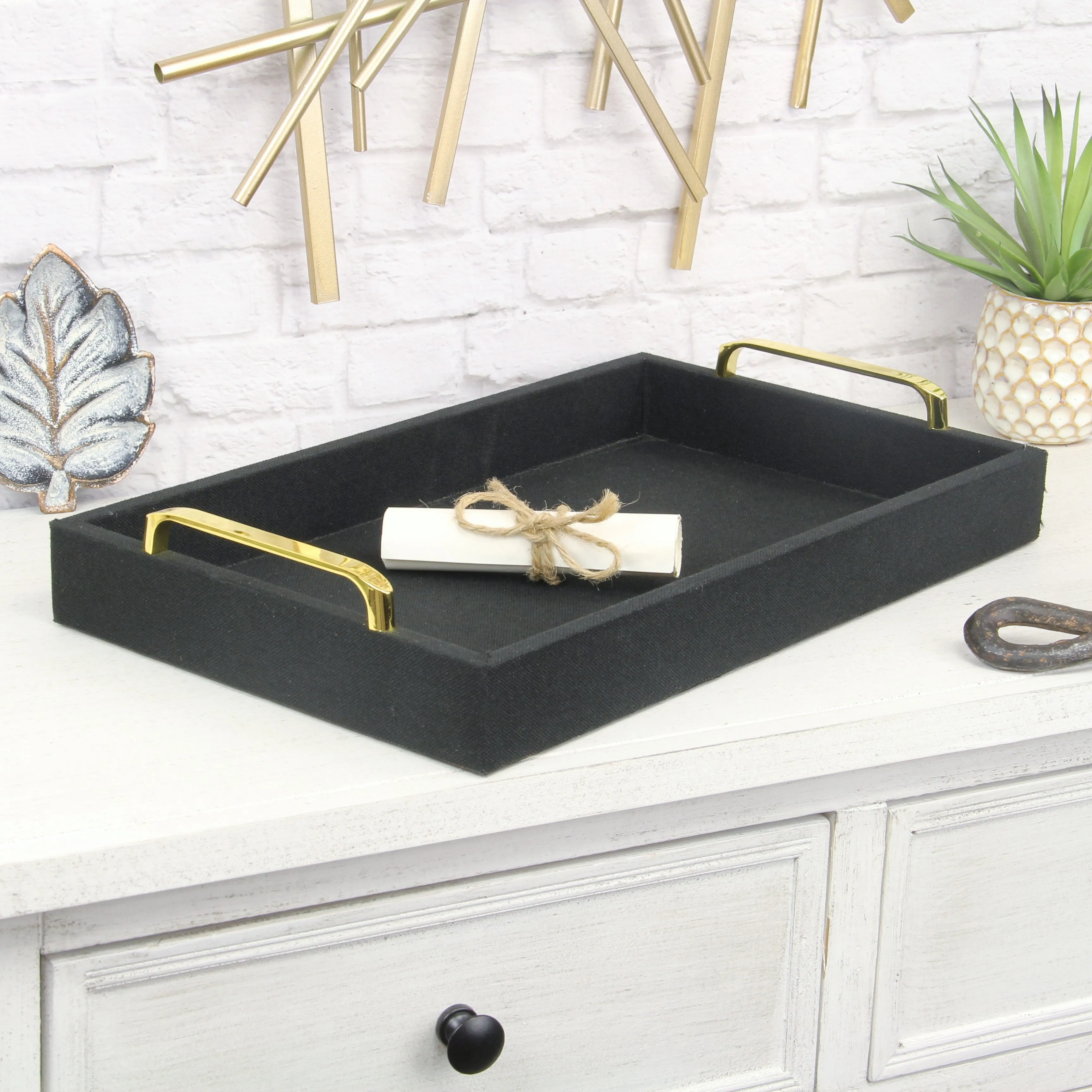 5730BK - Canter Isle Black Tray