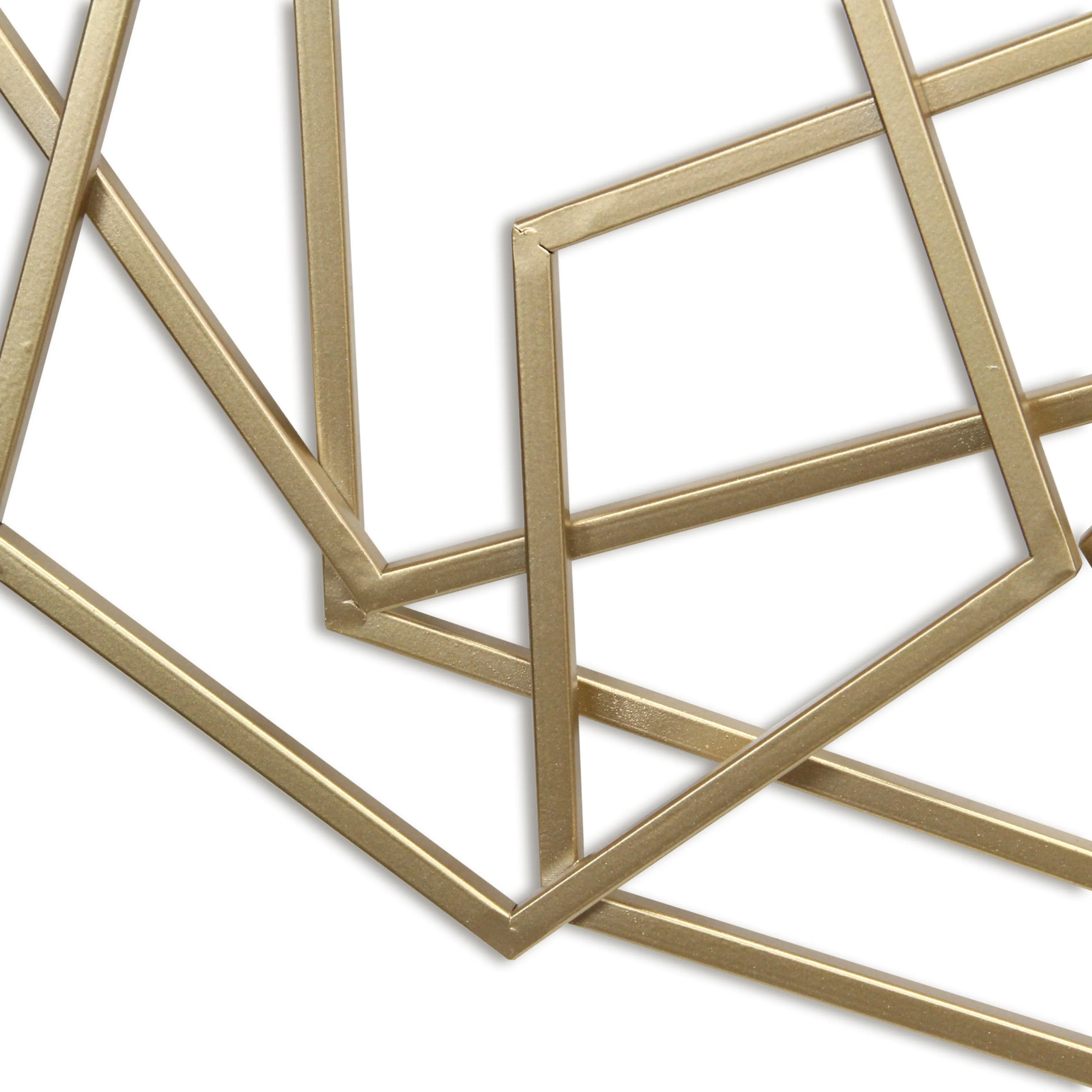 6092GD - Astraga Pentagon Wall Art - Gold