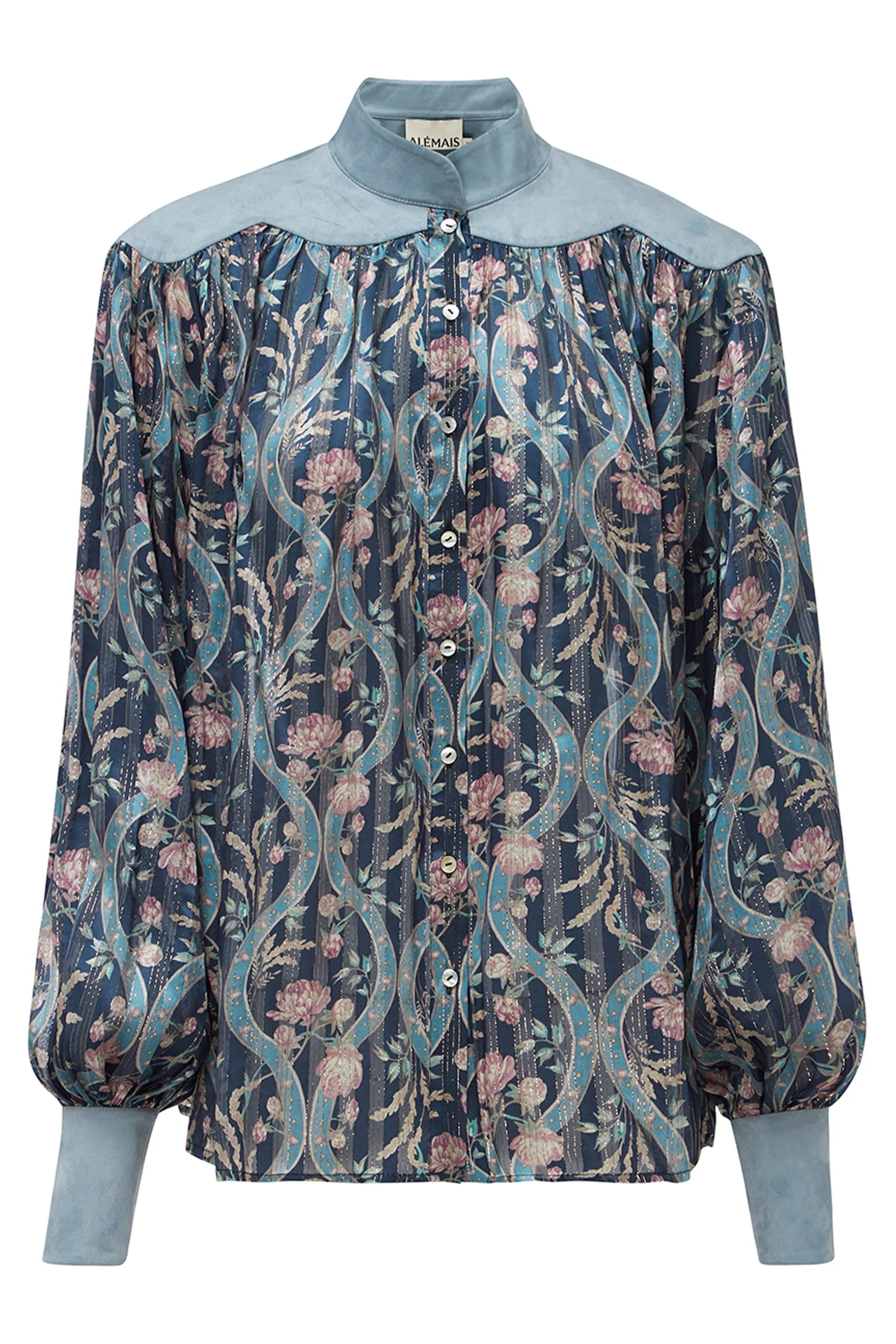 Alemais Canter Blouse - Blue