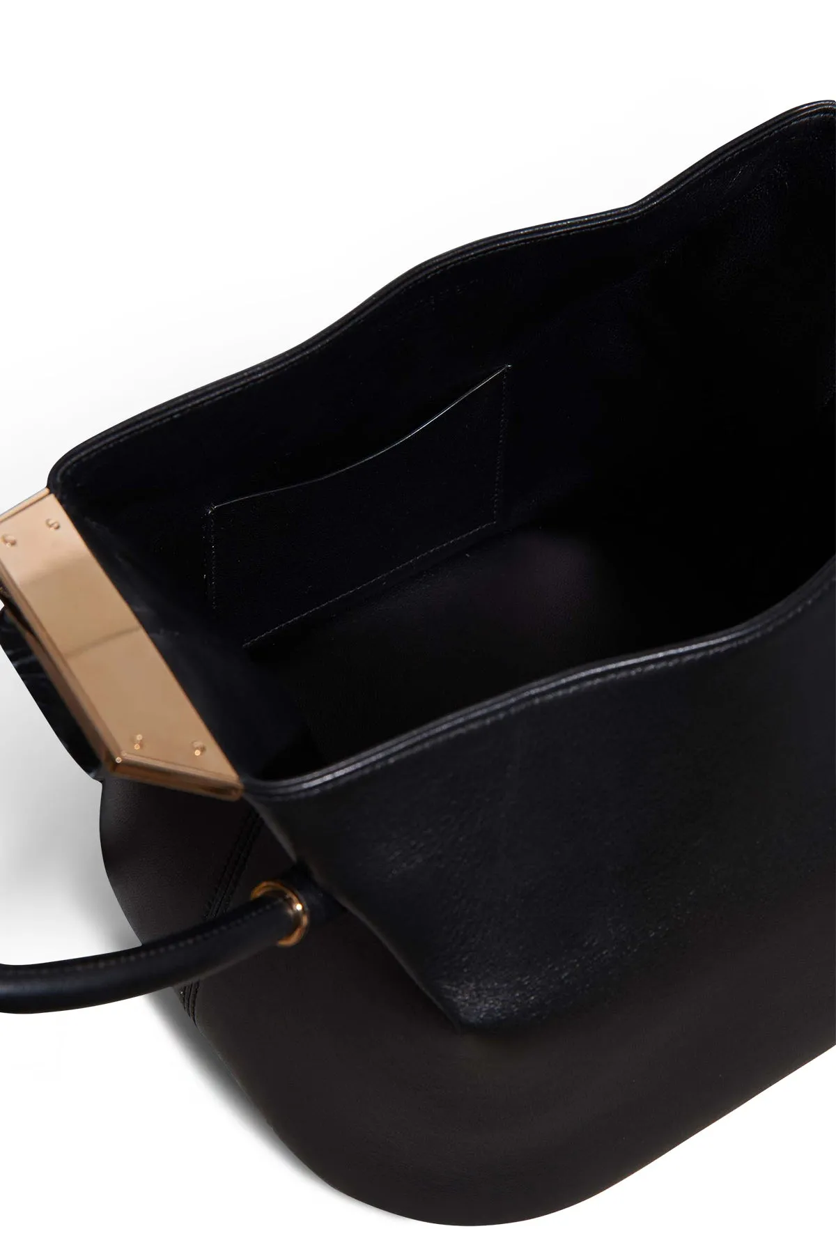 Baez Bag in Black Nappa Leather