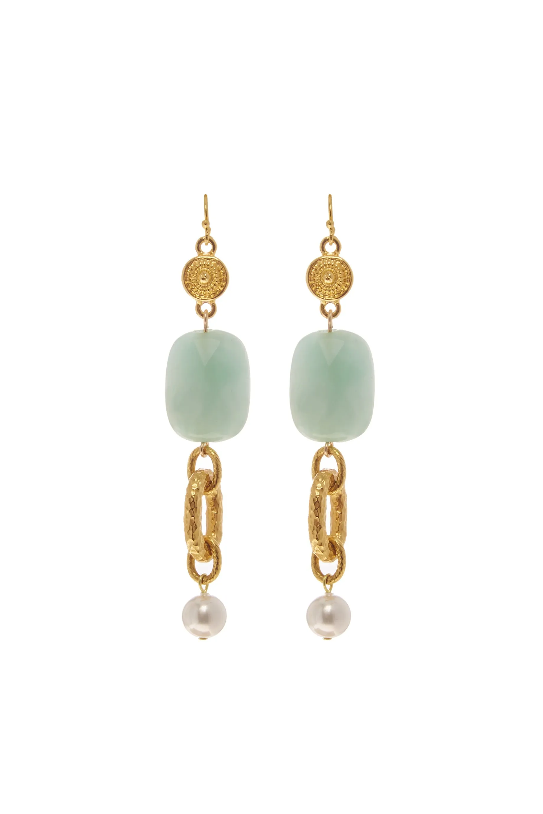 Ben Amun Row Earring - Gold