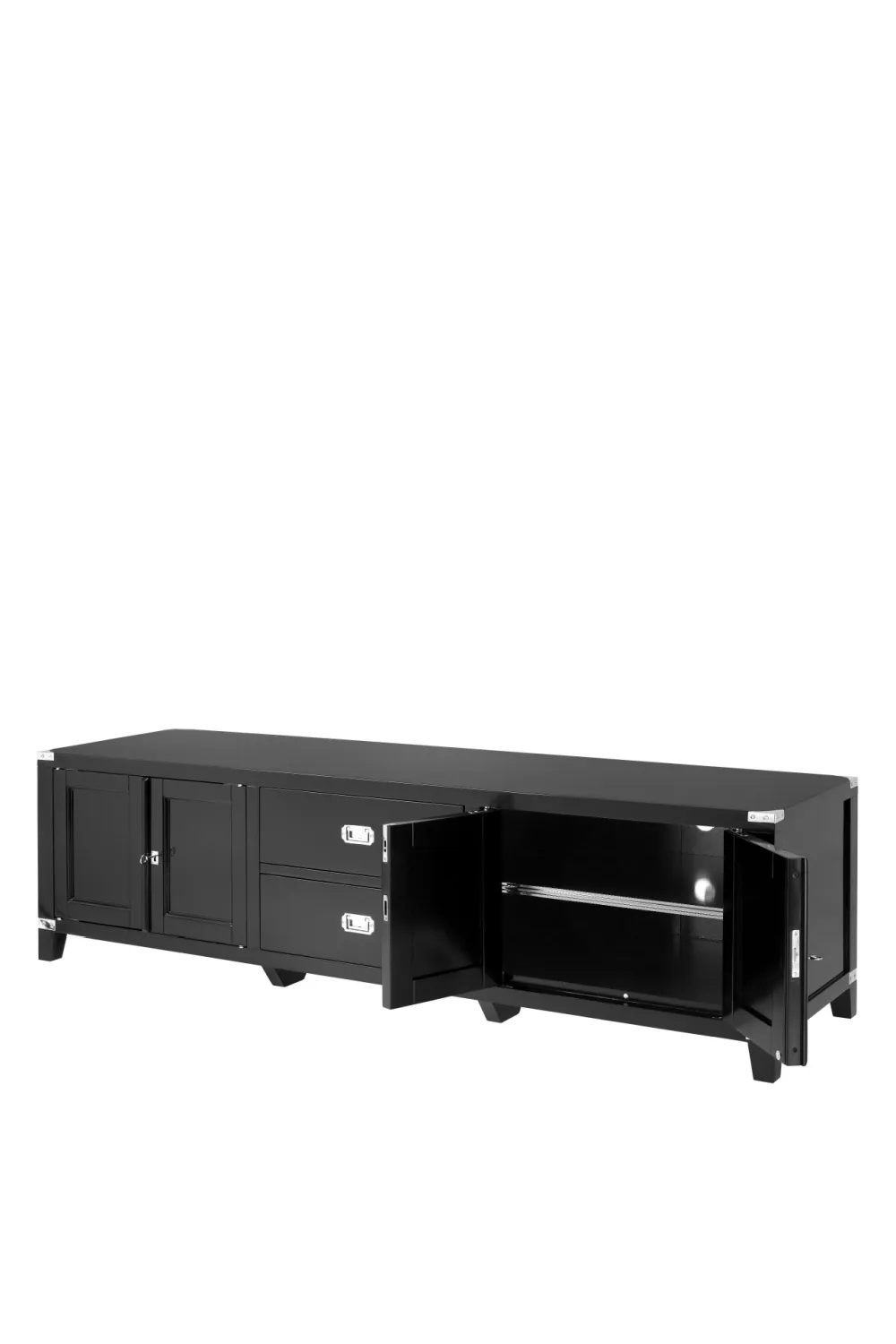 Black TV Cabinet | Eichholtz Military