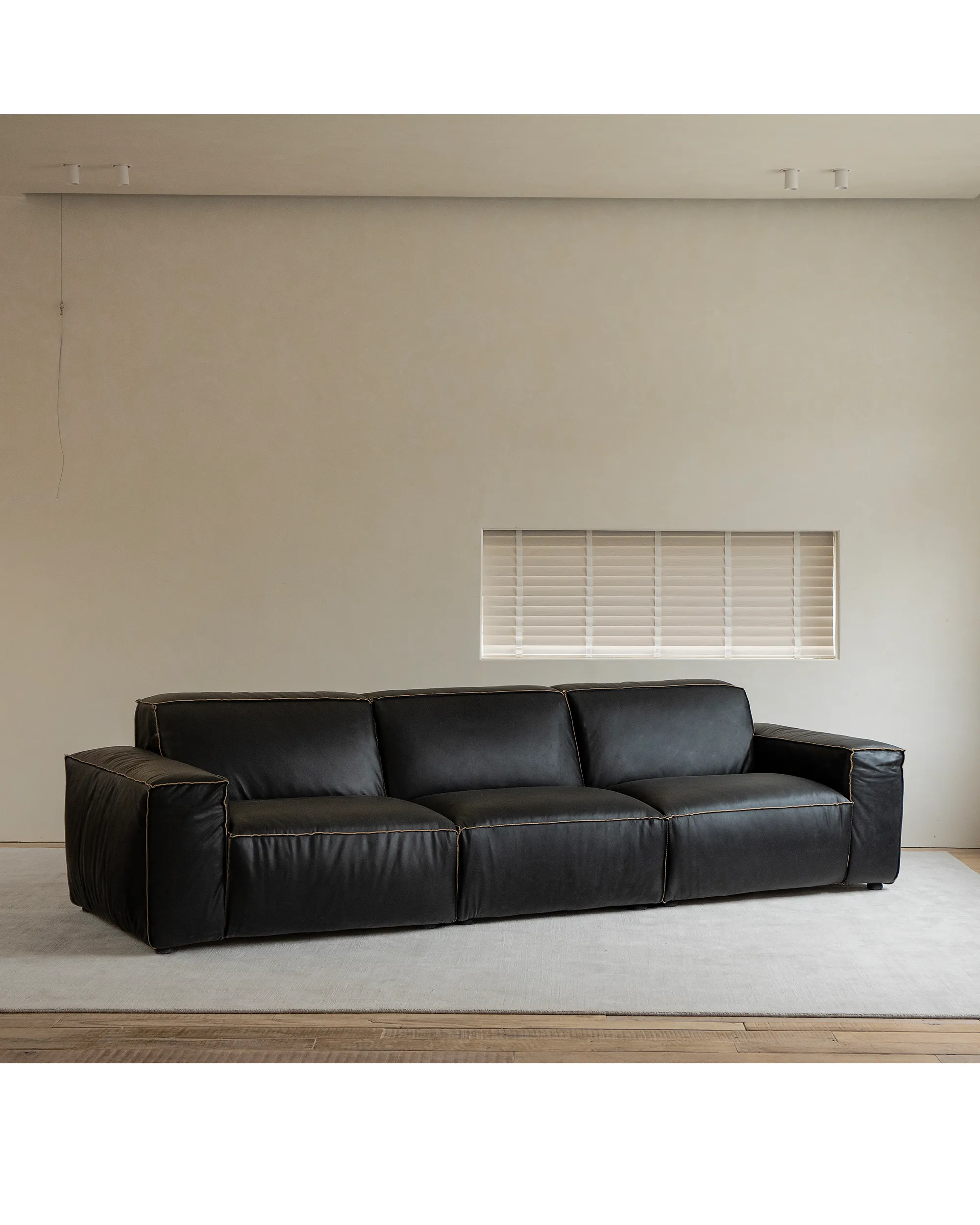 Botan Leather Sectional Sofa