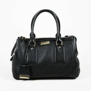 Burberry Gladstone Small Textured Leather Handbag