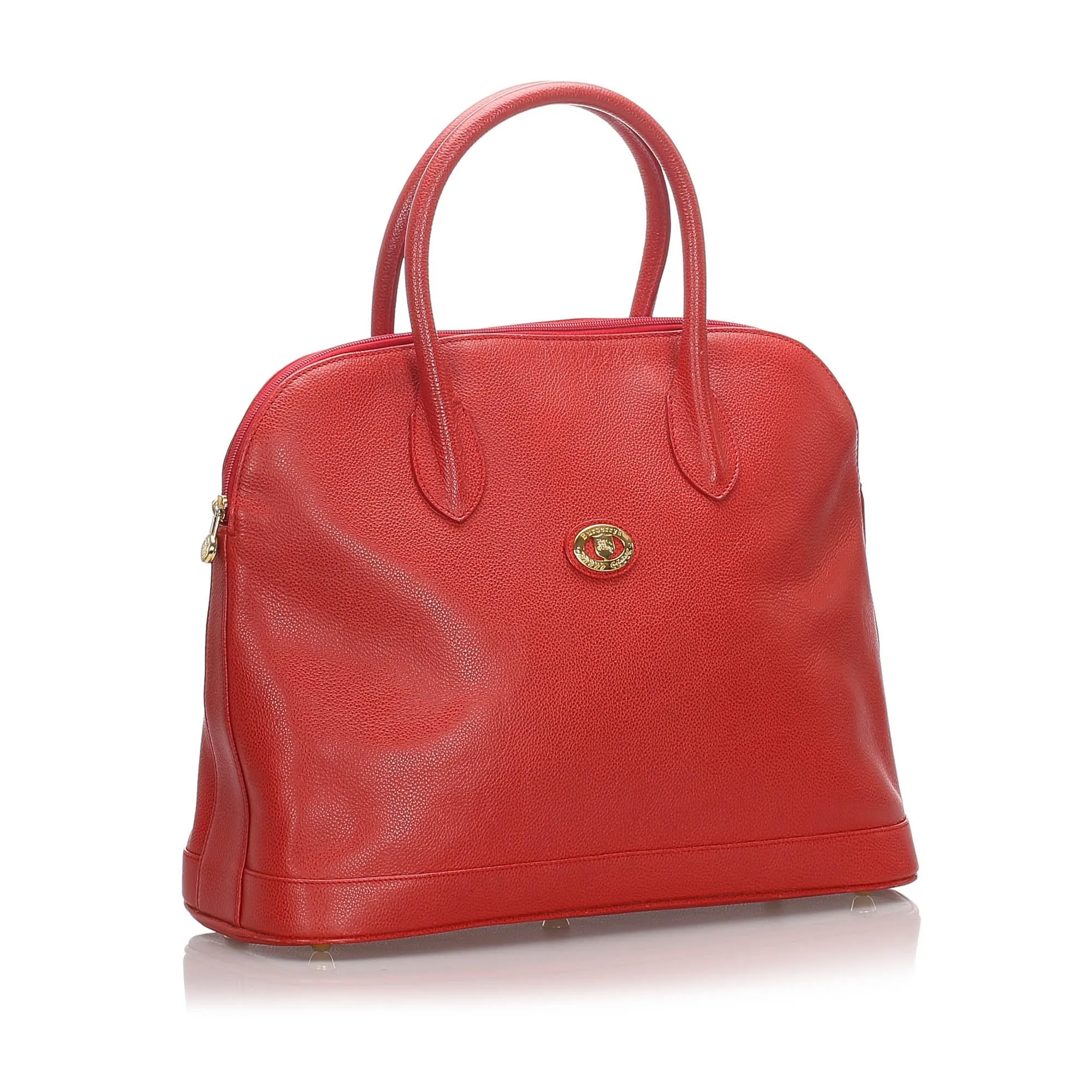 Burberry Red Calf Leather Handbag United Kingdom