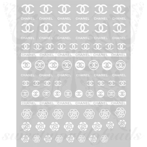 C Metallic Nail Stickers