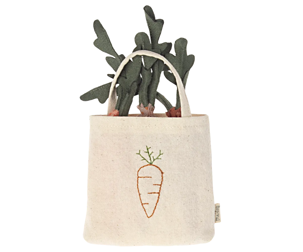 Carrots in Shopping Bag