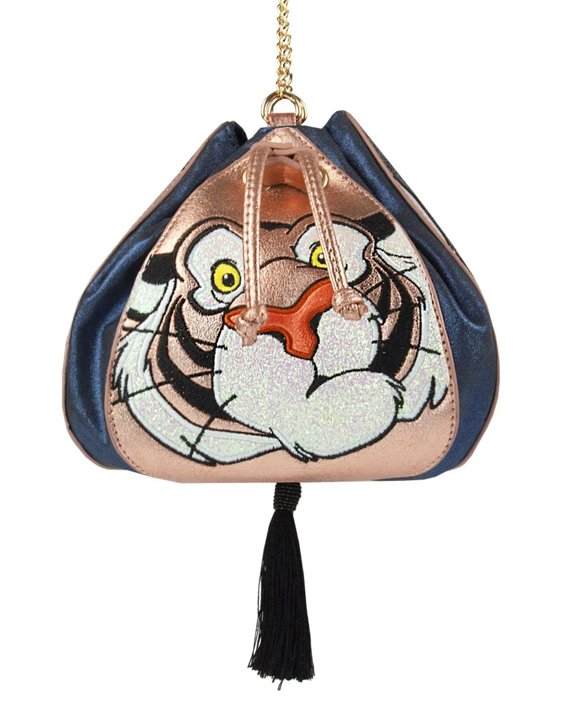 Danielle Nicole Aladdin Jasmine, Genie, Rajah and Abu 4 Sided Drawstring Designer Bag