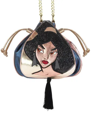 Danielle Nicole Aladdin Jasmine, Genie, Rajah and Abu 4 Sided Drawstring Designer Bag