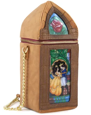 Danielle Nicole Beauty And The Beast Fairytale Stain Glass Crossbody Bag