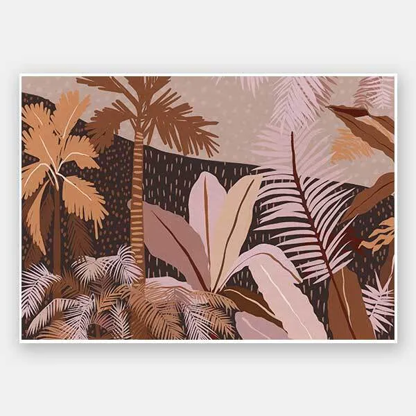 Dark Tropics Unframed Art Print