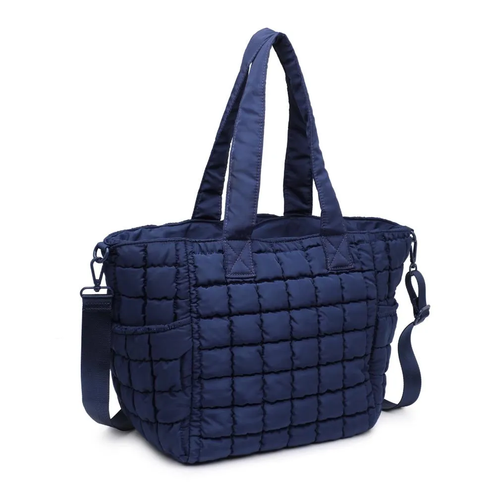 Dreamer Quilted Puffer Nylon Tote