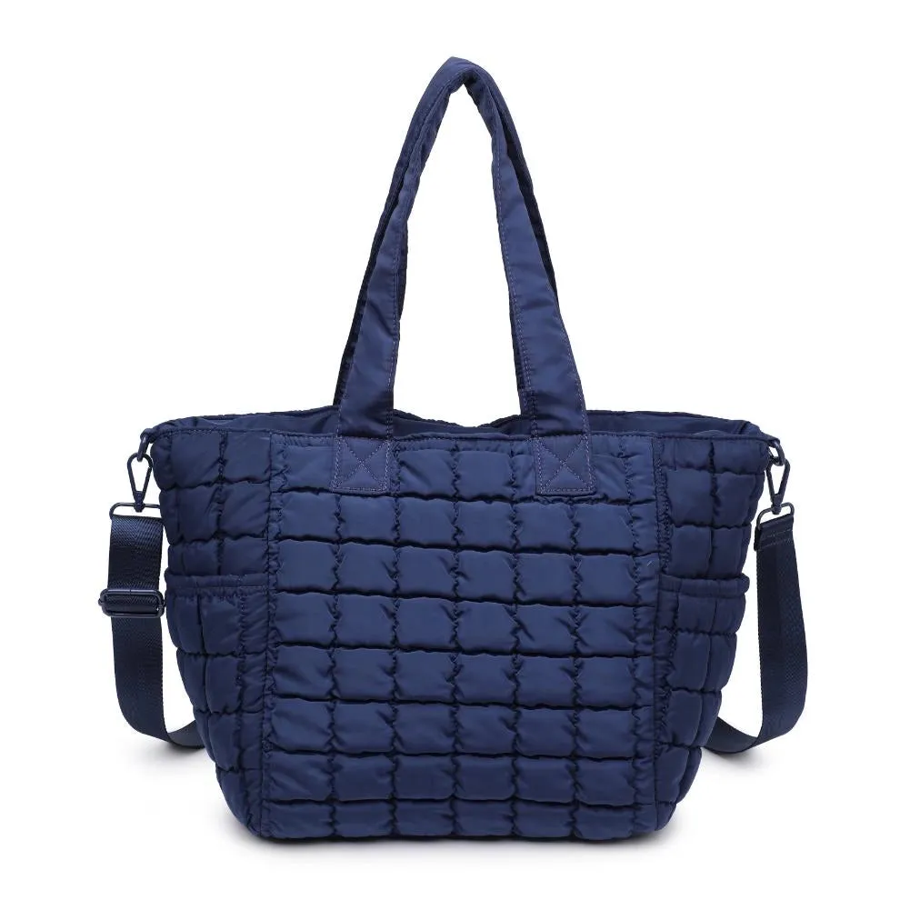 Dreamer Quilted Puffer Nylon Tote