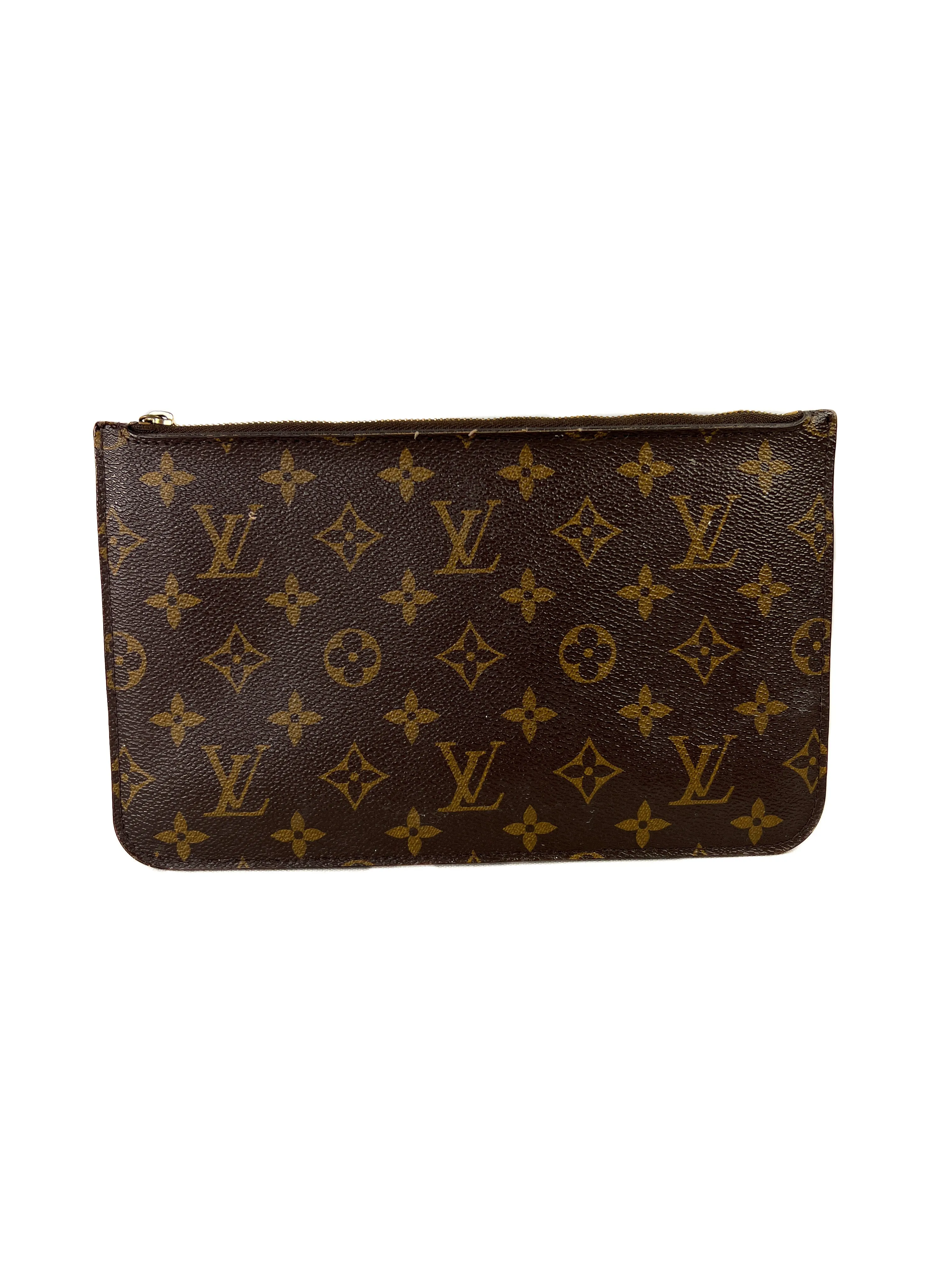 Louis Vuitton monogram neverfull zip pouch 2014