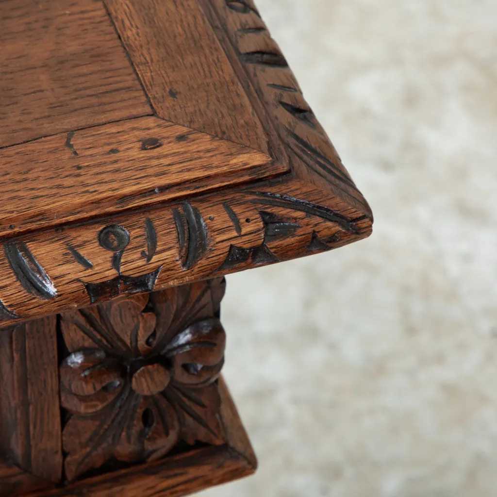 Louis XIII Oak Side Table