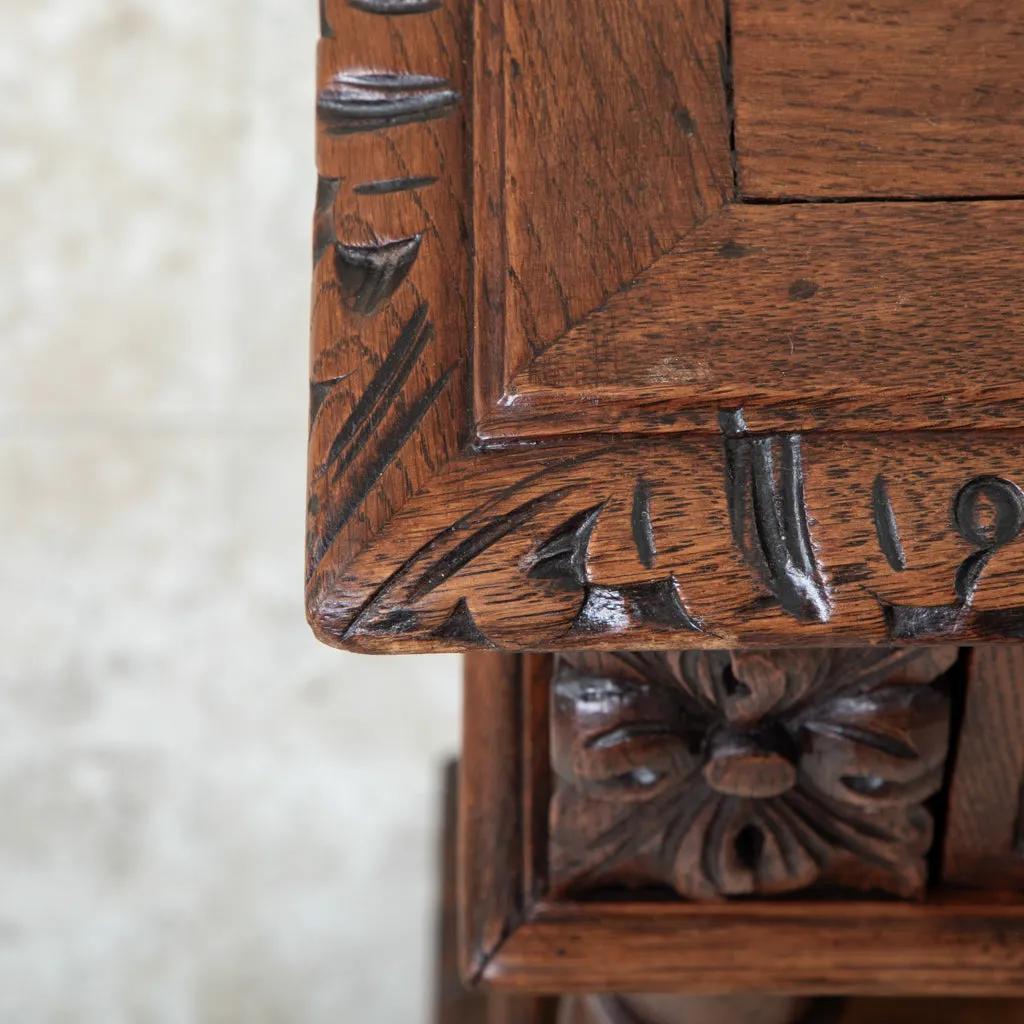 Louis XIII Oak Side Table