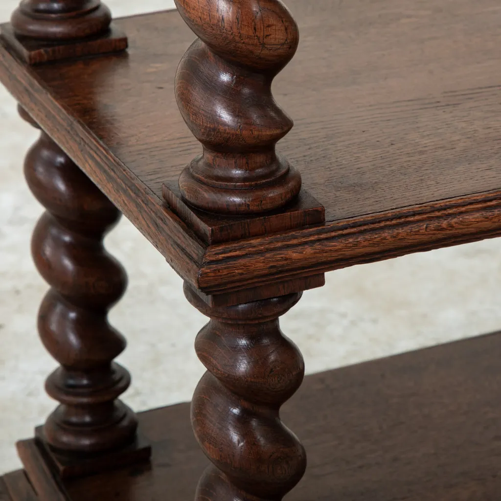 Louis XIII Oak Side Table