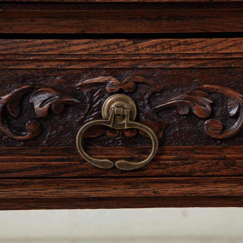 Louis XIII Oak Side Table