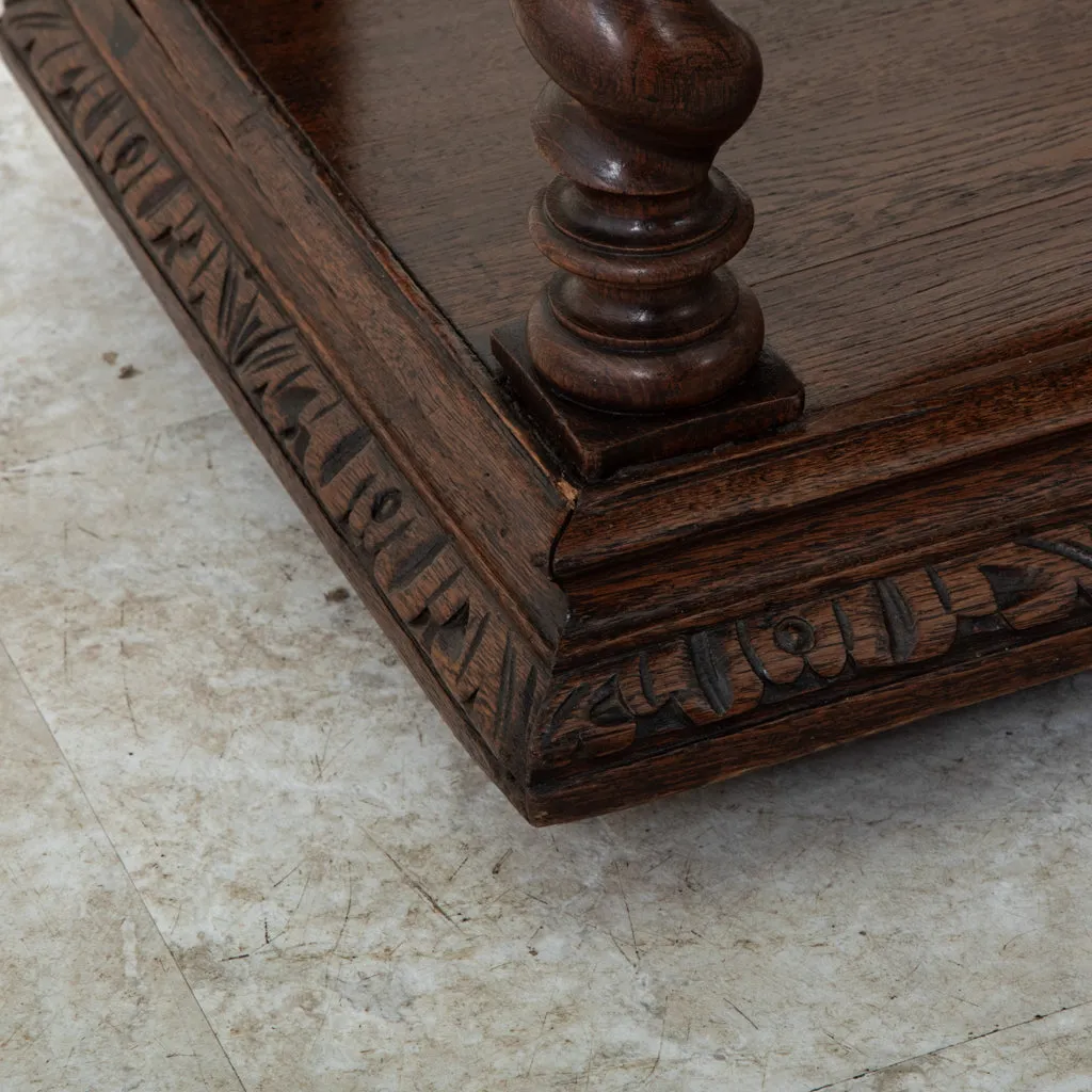 Louis XIII Oak Side Table