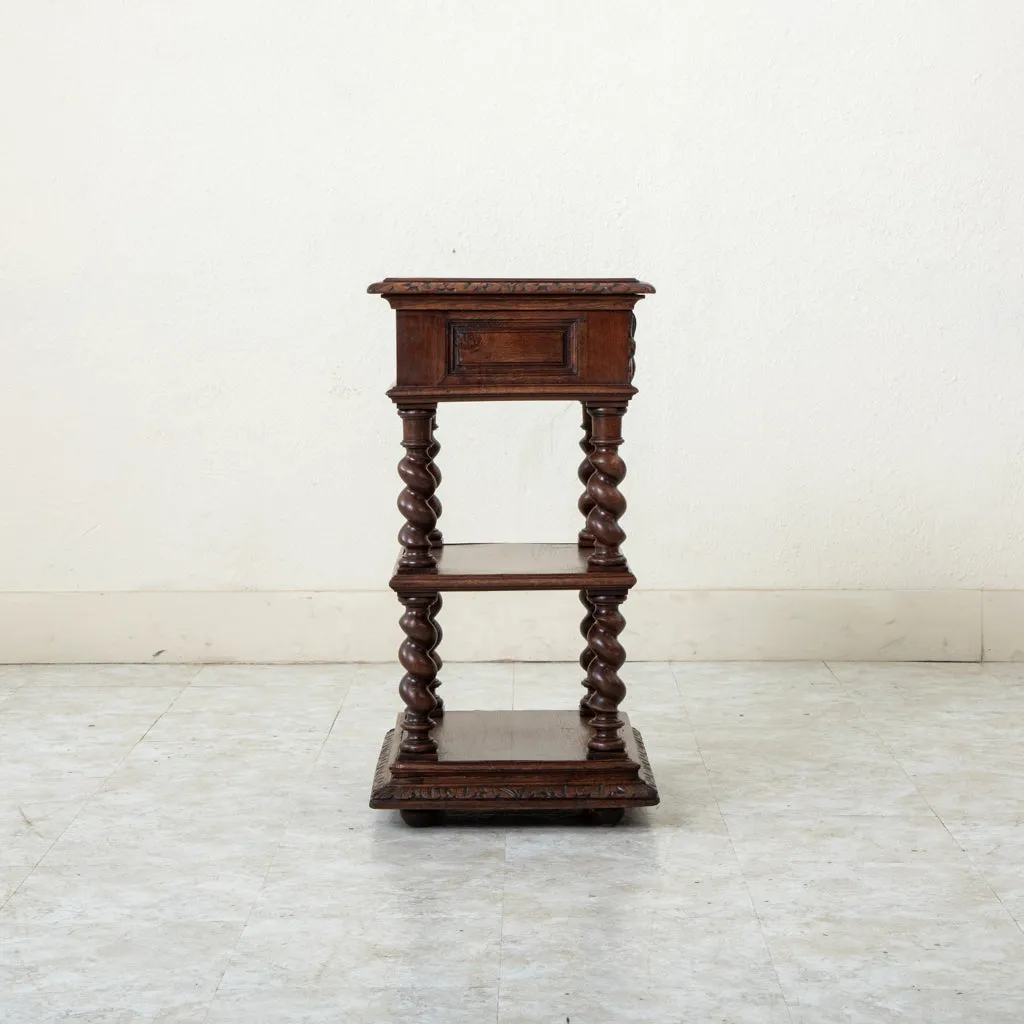 Louis XIII Oak Side Table