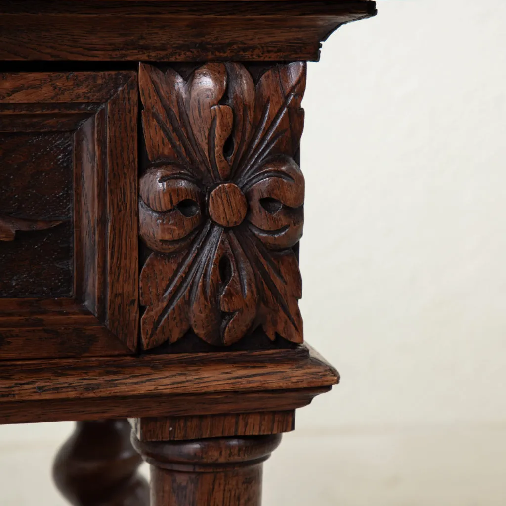 Louis XIII Oak Side Table