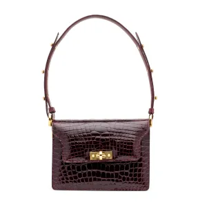 Metropolitan Handbag in Burgundy