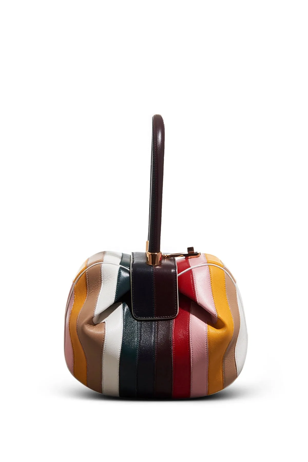 Nina Bag in Multi Stripes Nappa Leather