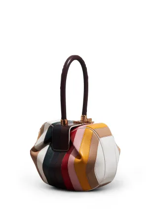 Nina Bag in Multi Stripes Nappa Leather