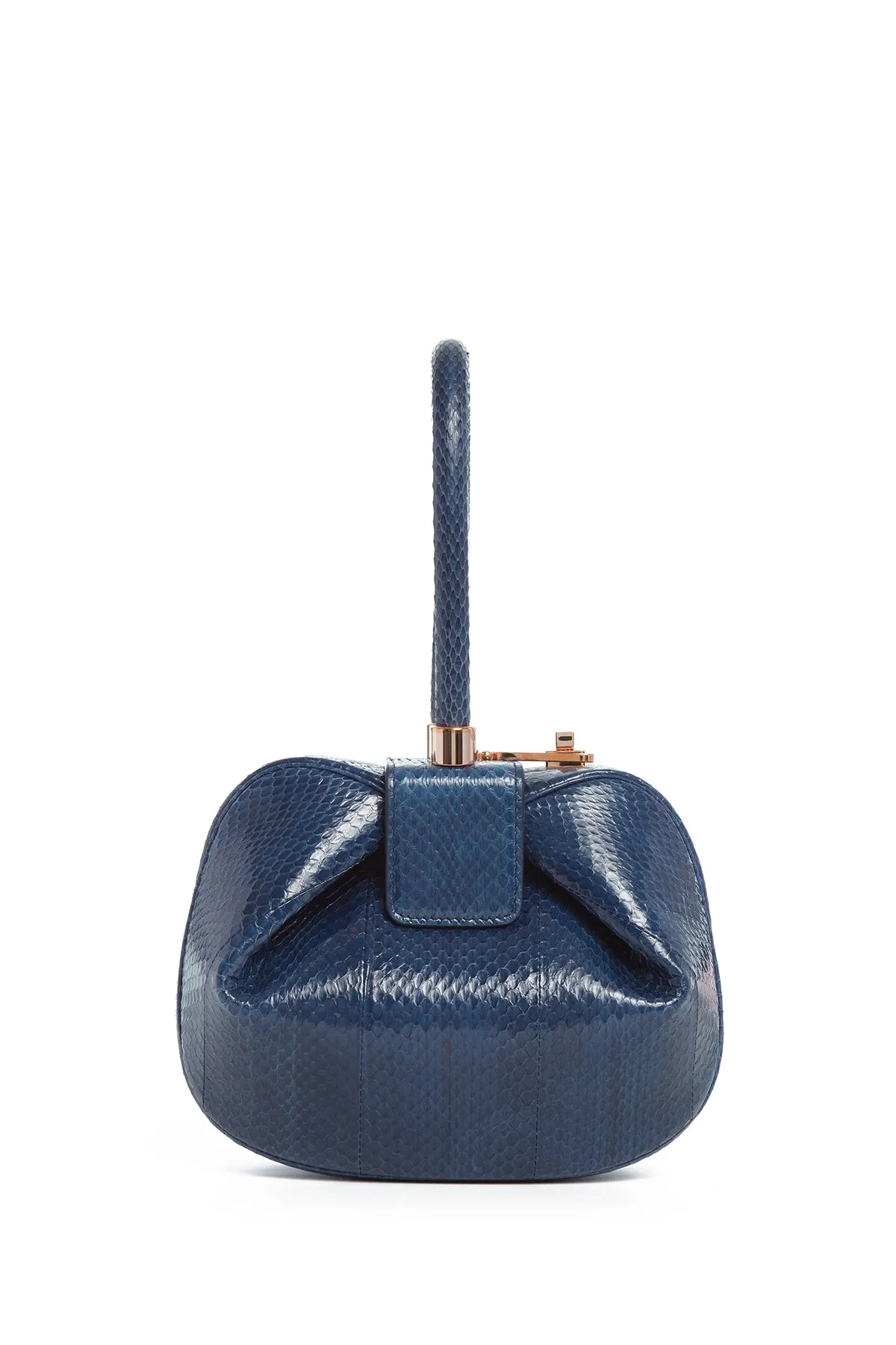 Nina Bag in Navy Snakeskin