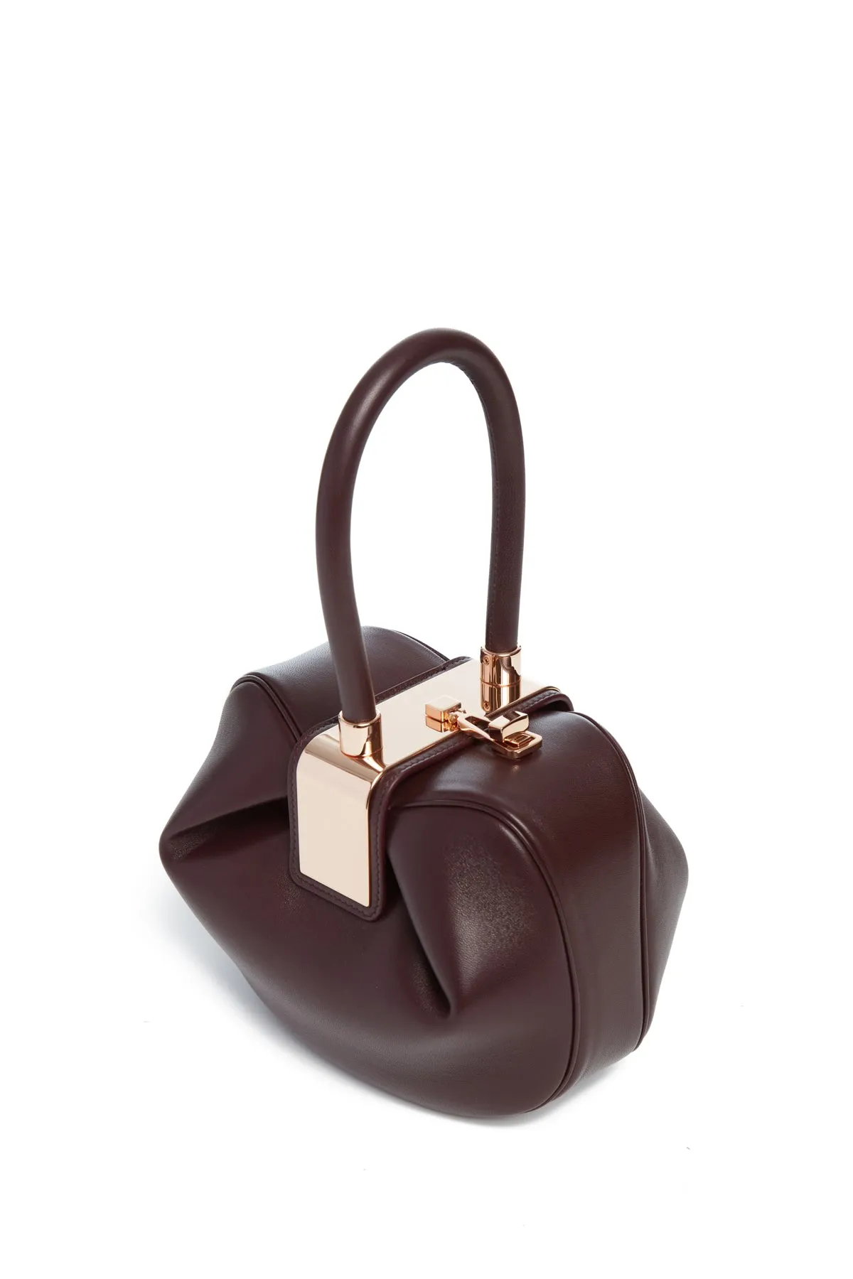 Nina Midas Bag in Bordeaux Nappa Leather