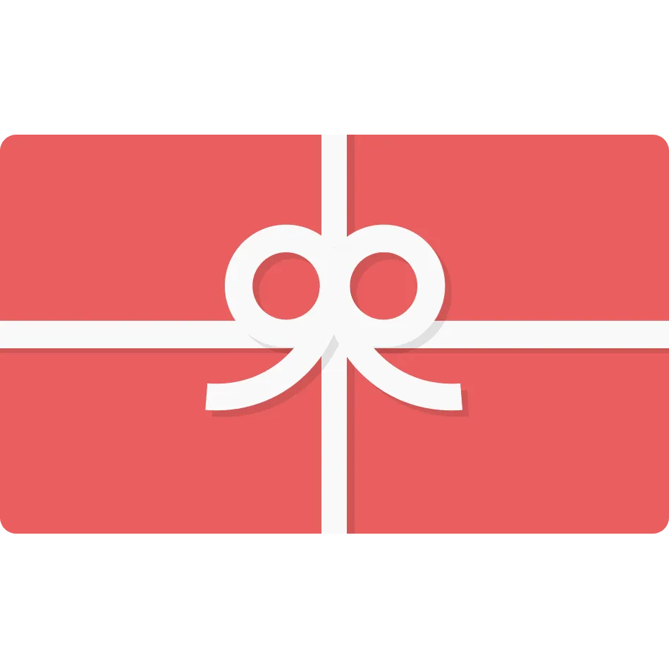 ONLINE Gift Card values from $25-$200