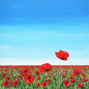 Poppy Series - Breakthrough painting (SOLD)