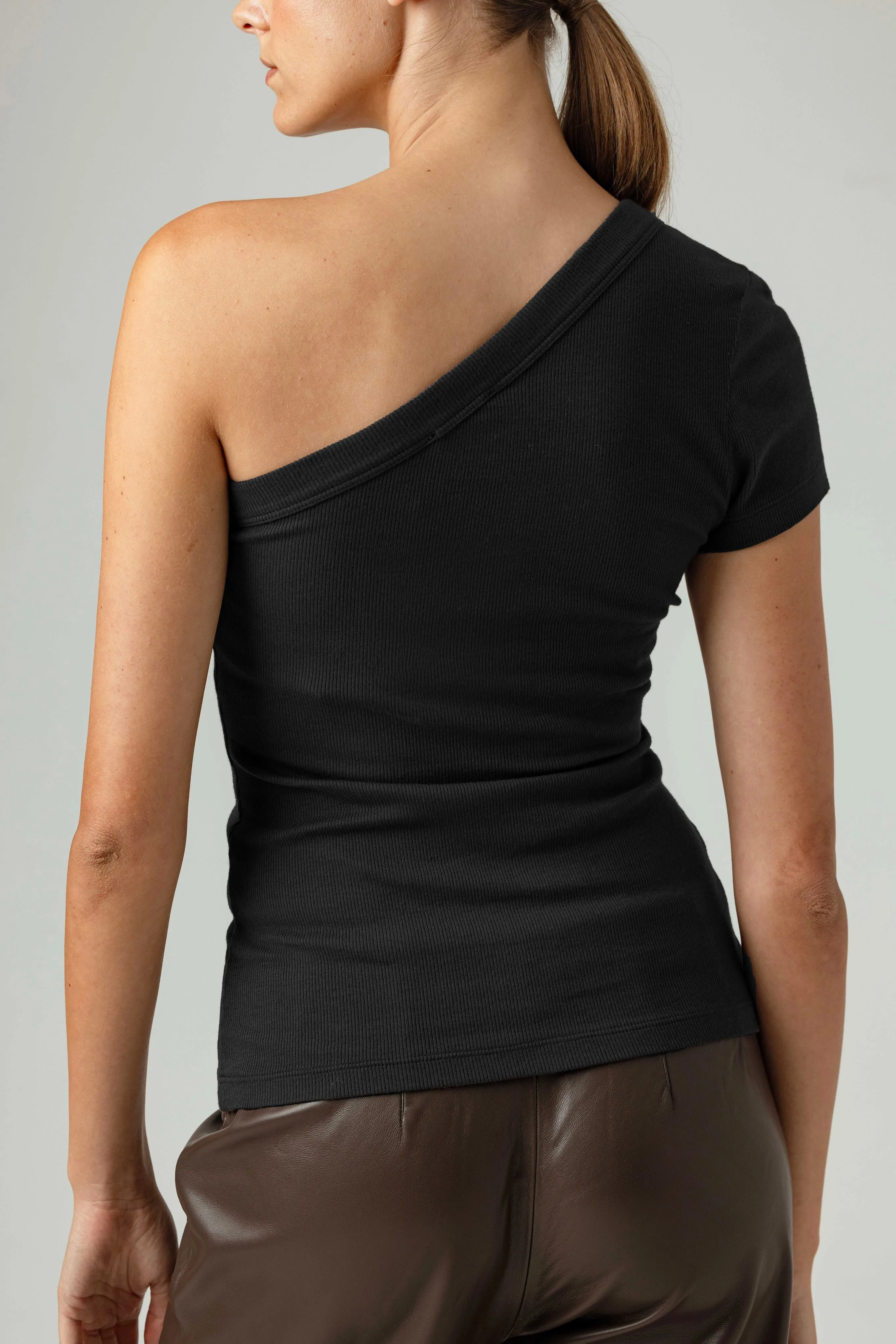 Sundays Delta One Shoulder Tee