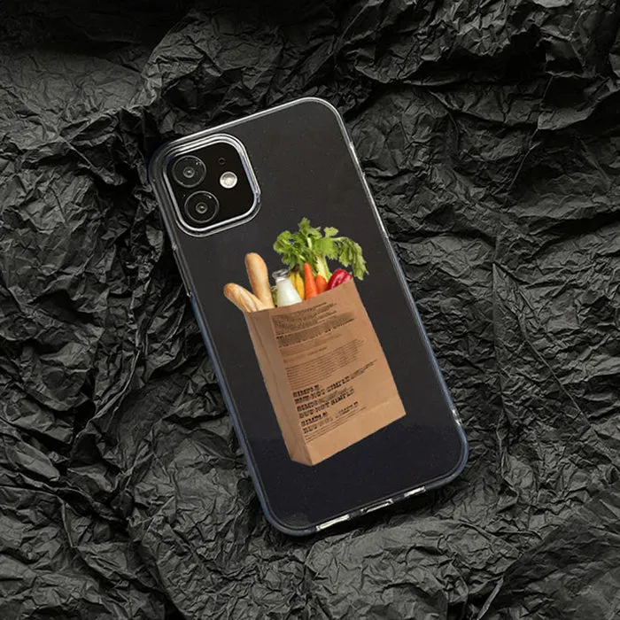 Vegetables Shopping Bag iPhone Case