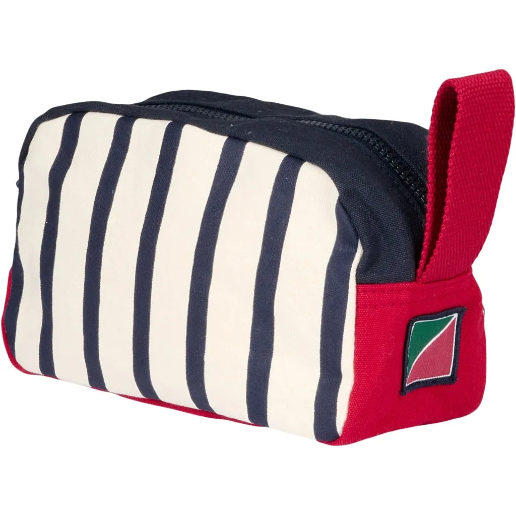 Wash Bag Unisex - Ecru Stripe