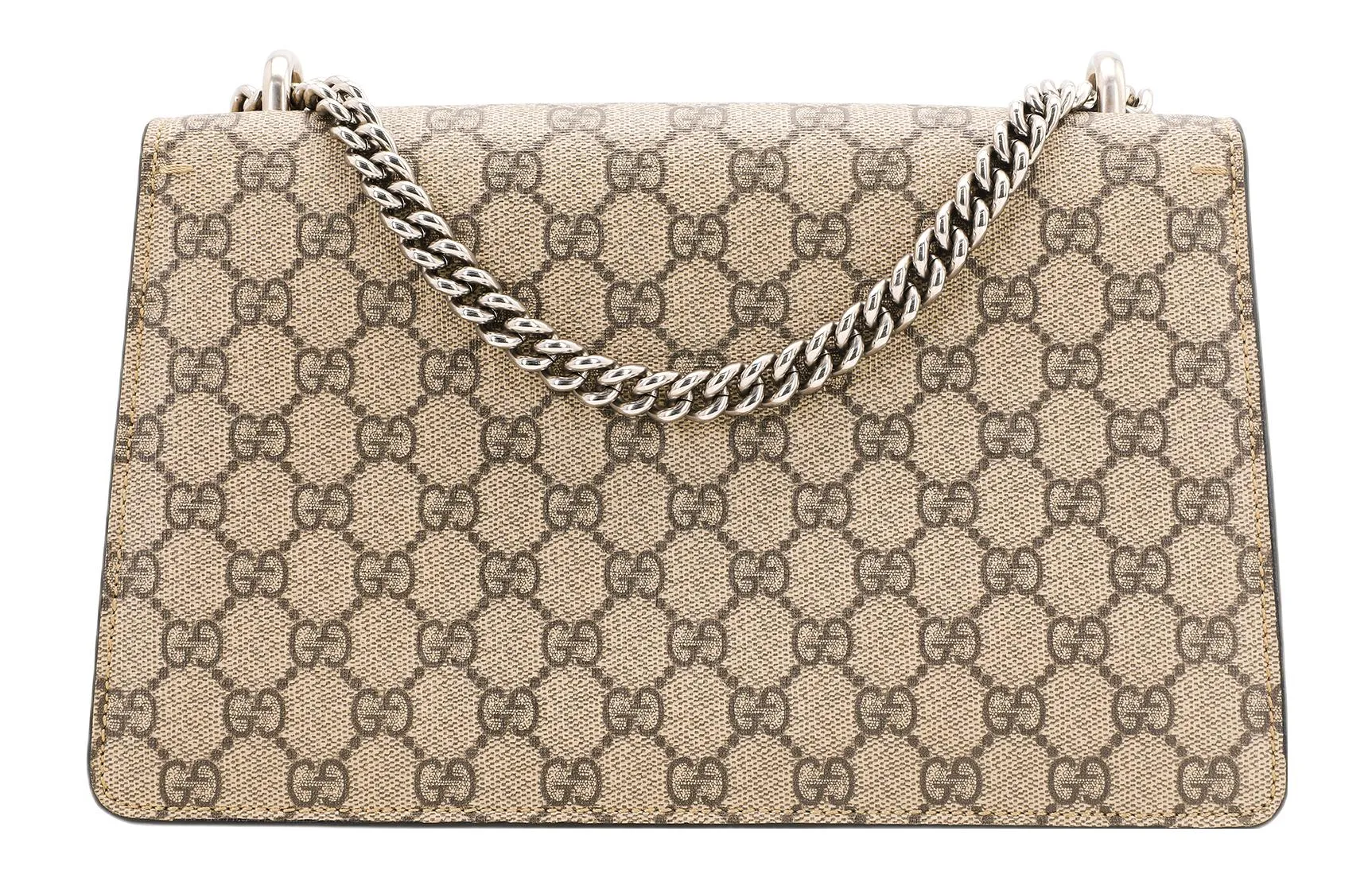 (WMNS) GUCCI [Dionysus] Small GG Shoulder Bag Beige/Ebony 400249-KHNRN-8642