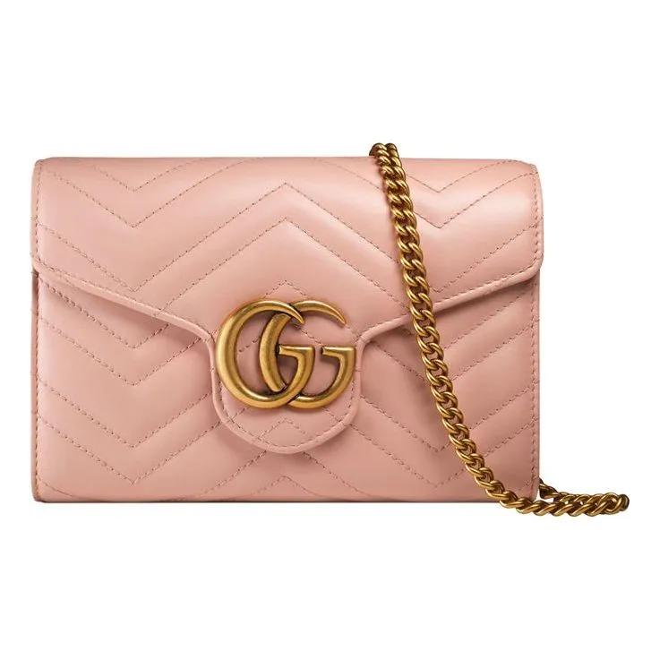 (WMNS) GUCCI GG Marmont Shoulder Bag Mini Pink 474575-DTD1T-5909