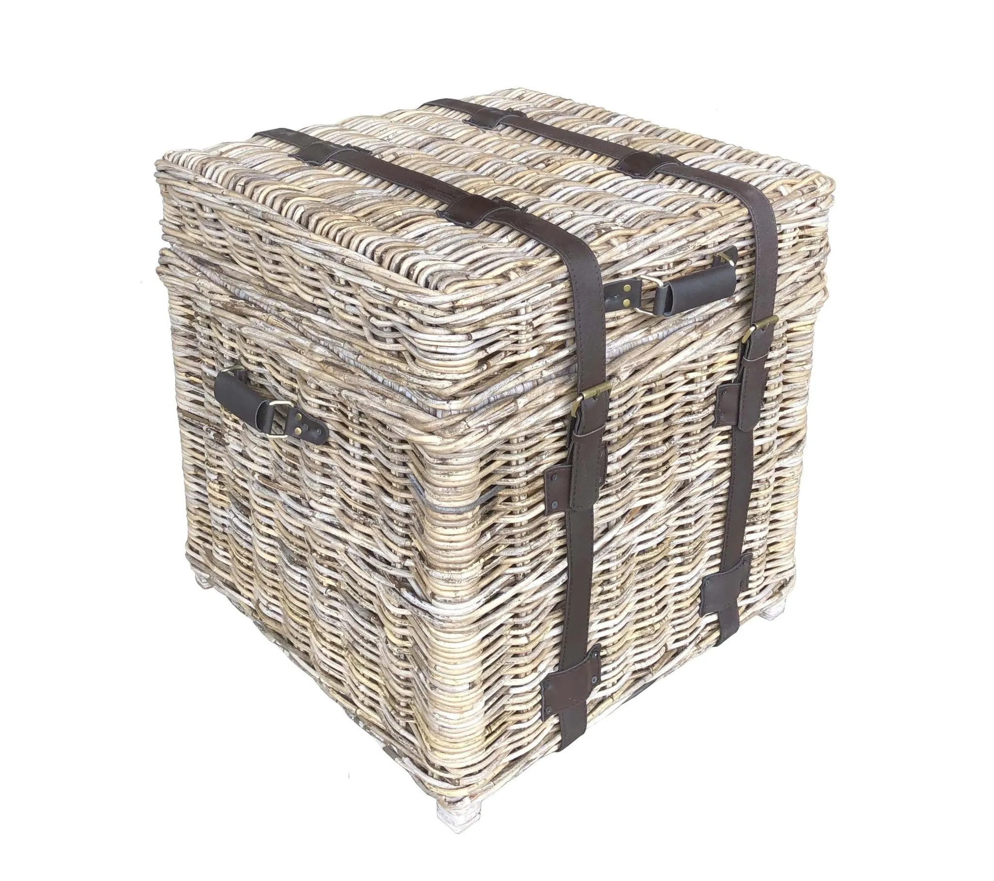 Woven End Table Trunk - Kubu